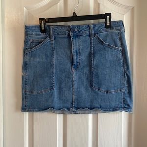 American Eagle Hi Rise Mini Jean Skirt Size 14